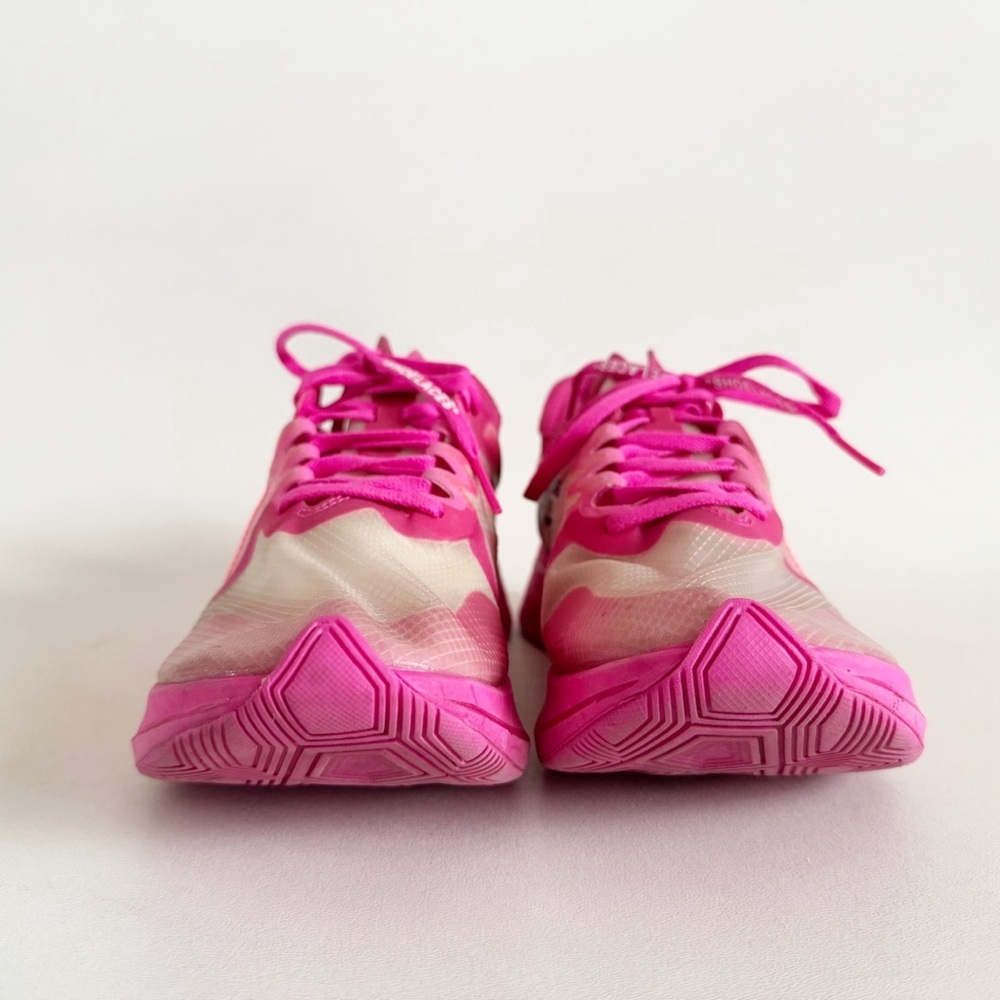 Nike x Off-White Zoom Fly Sneaker Pink US 9.5 AJ4588-600 Streetwear Collector - Picture 7 of 13